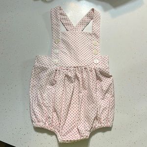 NWT Cecil and Lou Unisex Red Dot Knit Crossback Bubble - 9 Month